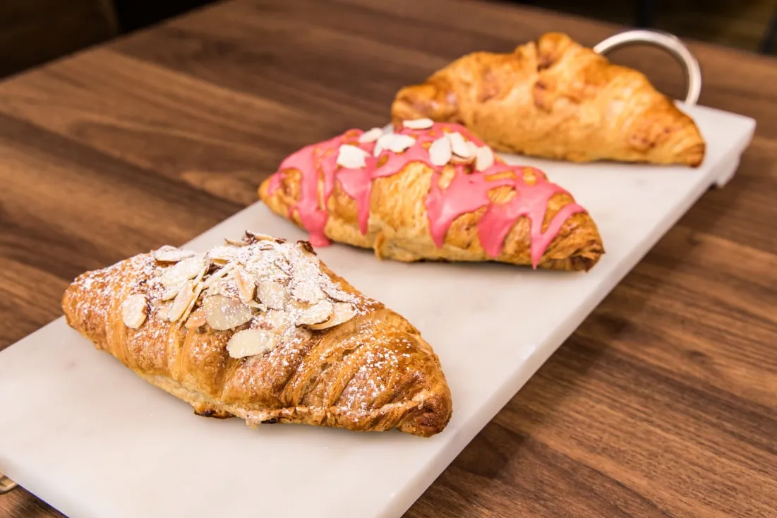 French desserts and sweet treats at Café la Reine Edmonton